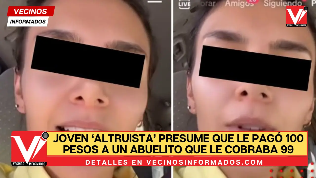 Joven Altruista Presume Que Le Pag Pesos A Un Abuelito Que Le