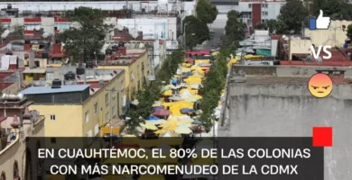 En Cuauhtémoc, el 80% de las colonias con más narcomenudeo de la CDMX