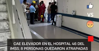 Cae elevador en el hospital 46 del IMSS