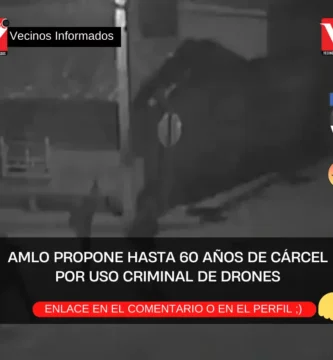 Drones crimen México