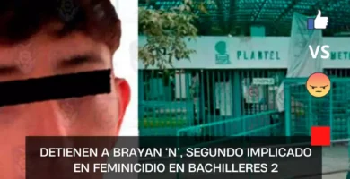 Brayan ‘N’, segundo implicado en feminicidio en Bachilleres 2