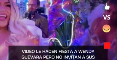VIDEO Le hacen fiesta a Wendy Guevara pero no invitan a sus familiares