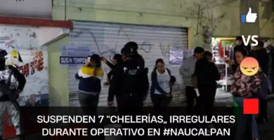 Suspenden 7 “Chelerías” irregulares durante operativo en #Naucalpan