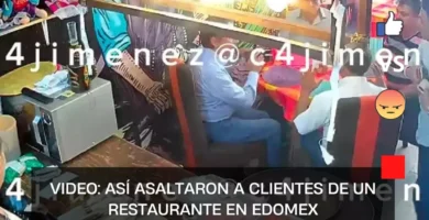 Video: Así asaltaron a clientes de un restaurante en Edomex