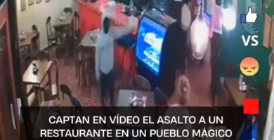 Captan en vídeo el asalto a un restaurante en un Pueblo Mágico de Veracruz