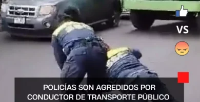 POLICÍAS SON AGREDIDOS POR CONDUCTOR DE TRANSPORTE PÚBLICO EN IZTAPALAPA.