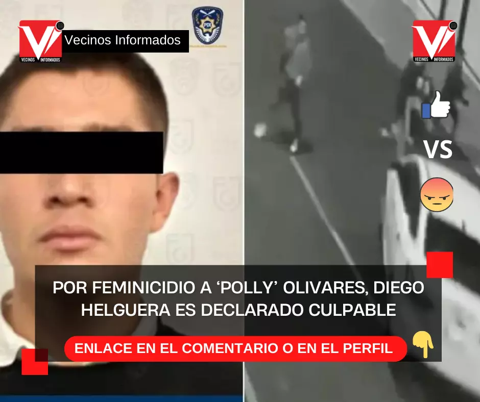 ‘Polly’ Olivares, Diego Helguera es declarado culpable