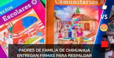 Padres de familia de Chihuahua entregan firmas para respaldar libros de texto de la SEP