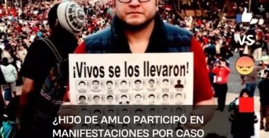 Hijo de AMLO participó en manifestaciones por caso Ayotzinapa