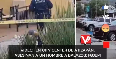 En City Center de Atizapán, asesinan a un hombre a balazos; FGJEM investiga