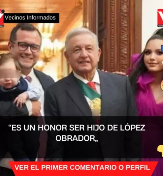 “Es un honor ser hijo de López Obrador”, José Ramón López Beltrán agradece las palabras de su padre