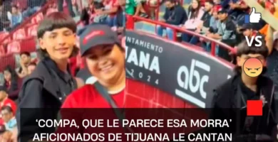 VIDEO ‘Compa, que le parece esa morra’ Aficionados de Tijuana le cantan canción de peso pluma a vendedor por su corte de pelo
