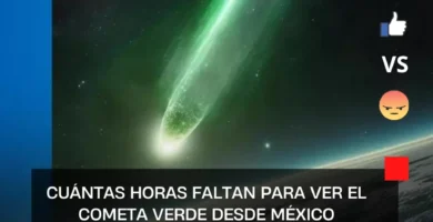 Cuántas horas faltan para ver el cometa verde desde México