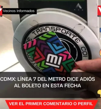 CDMX: Línea 7 del Metro dice adiós al boleto en esta fecha