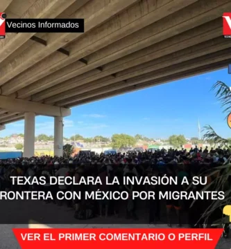 Texas declara la invasión a su frontera con México por migrantes