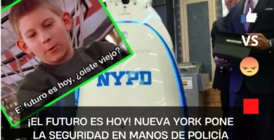 ¡El futuro es hoy! Nueva York pone la seguridad en manos de policía robot