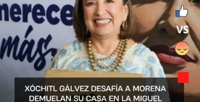 Xóchitl Gálvez desafía a Morena demuelan su casa en la Miguel Hidalgo