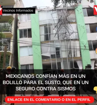 Mexicanos confían más en un bolillo para el susto, que en un seguro contra sismos