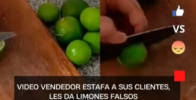 VIDEO Vendedor estafa a sus clientes, les da limones falsos