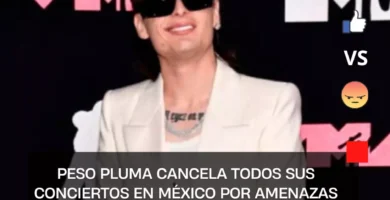Peso Pluma cancela todos sus conciertos en México por amenazas