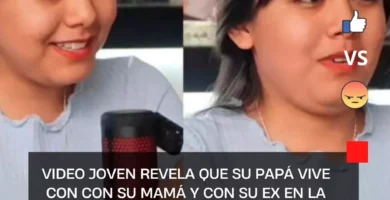 VIDEO Joven revela que su papá vive con con su mamá y con su ex en la misma casa