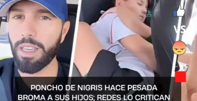Poncho de Nigris hace pesada broma a sus hijos; redes lo critican |VIDEO