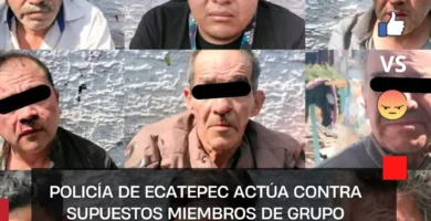 Policía de Ecatepec Actúa Contra Supuestos Miembros de Grupo Criminal