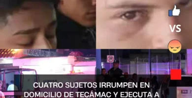 Cuatro sujetos irrumpen en domicilio de Tecámac y ejecuta a dos hombres