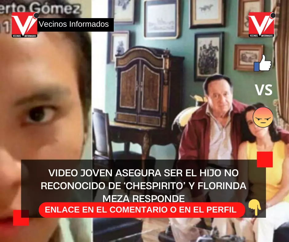 VIDEO Joven asegura ser el hijo no reconocido de ‘Chespirito’ y Florinda Meza responde