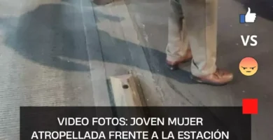 Video: Joven mujer atropellada frente a la estación del Metrobús