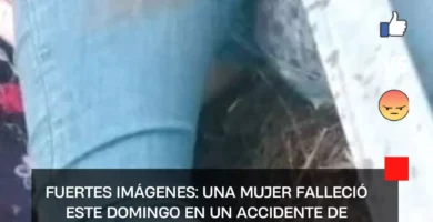 Fuertes imágenes: Una mujer falleció este domingo en un accidente de bikers en México Cuernavaca