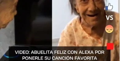 VIDEO: Abuelita feliz con Alexa por ponerle su canción favorita