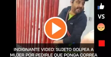 VIDEO: Sujeto golpea a mujer por pedirle que ponga correa a su perro