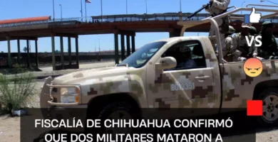 Fiscalía de Chihuahua confirmó que dos militares mataron a migrantes en el desierto