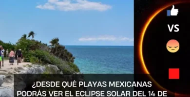 ¿Desde qué playas mexicanas podrás ver el eclipse solar del 14 de octubre?