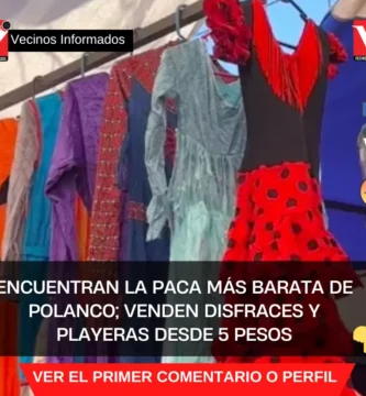 Encuentran la paca más barata de Polanco; venden disfraces y playeras desde 5 pesos
