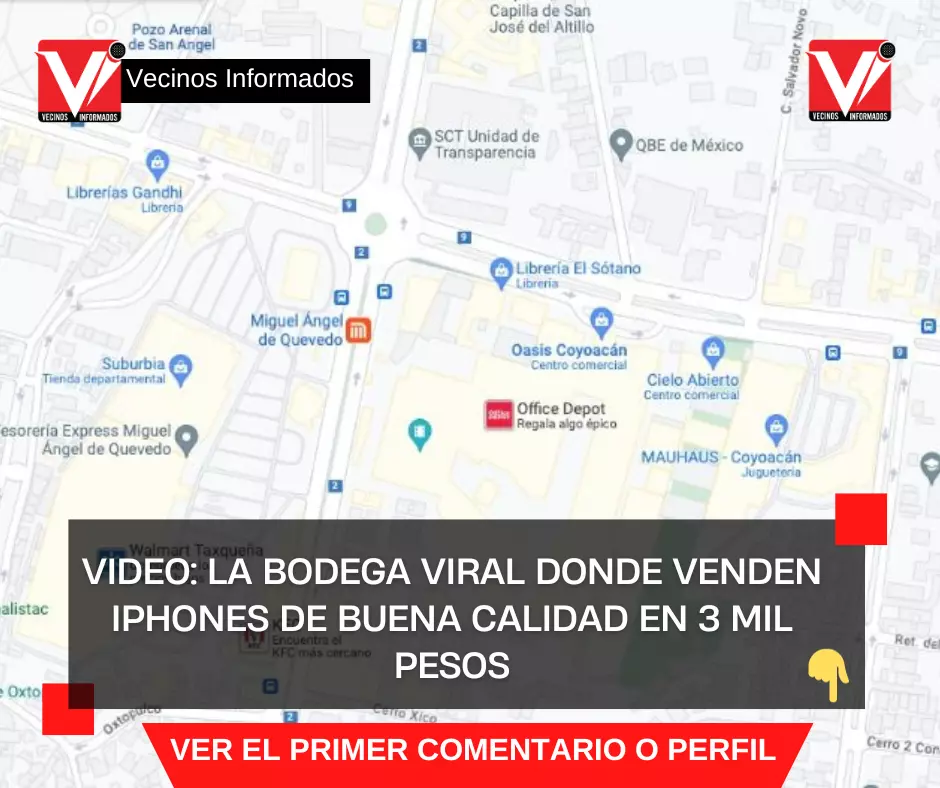 VIDEO: La bodega viral donde venden iPhones de buena calidad en 3 mil pesos