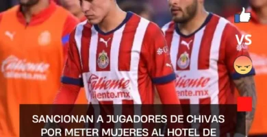 Sancionan a jugadores de Chivas por meter mujeres al hotel de concentración