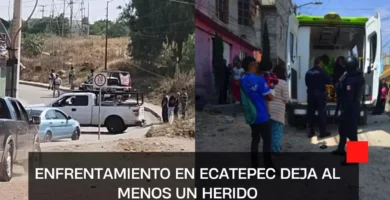 Enfrentamiento en Ecatepec deja al menos un herido