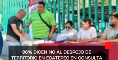 dicen NO al despojo de territorio en Ecatepec en Consulta Ciudadana