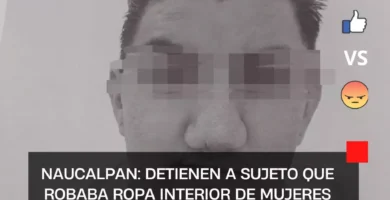 Naucalpan: Detienen a sujeto que robaba ropa interior de mujeres de tendederos