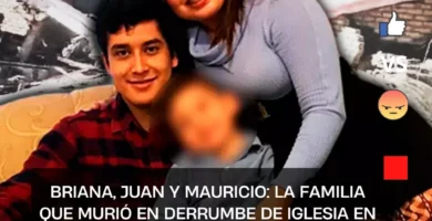Briana, Juan y Mauricio: la familia que murió en derrumbe de iglesia en Tamaulipas