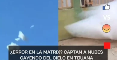 ¿Error en la matrix? Captan a nubes cayendo del cielo en Tijuana