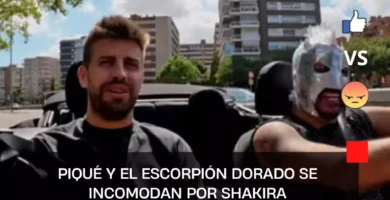Piqué y El Escorpión Dorado se incomodan por Shakira
