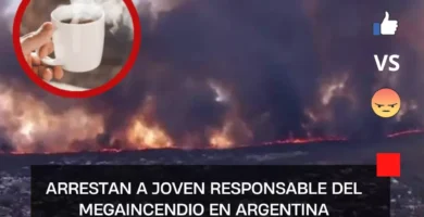 Arrestan a joven responsable del megaincendio en Argentina