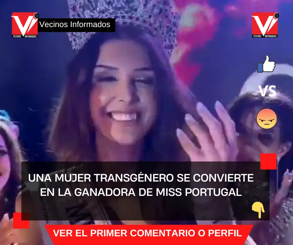 Una mujer transgénero se convierte en la ganadora de Miss Portugal
