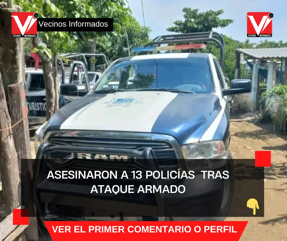 Asesinaron a 13 policías en Guerrero tras ataque armado