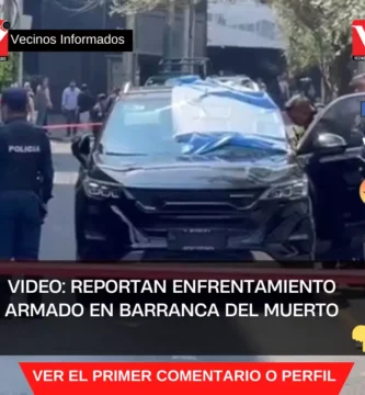 VIDEO: Reportan enfrentamiento armado en Barranca del Muerto