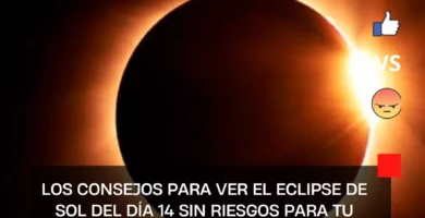 Los consejos para ver el eclipse de sol del día 14 sin riesgos para tu vista