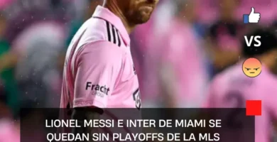 Lionel Messi e Inter de Miami se quedan sin playoffs de la MLS